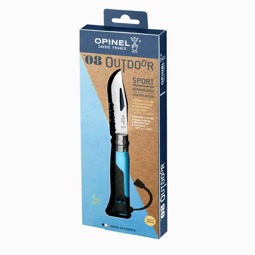 Opinel N°08 Outdoor Soft Blue - NatureLife