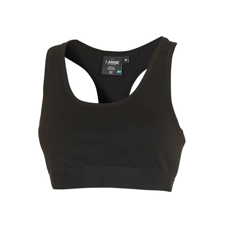 Ivanhoe UW Wool Bra Sport Topp Black