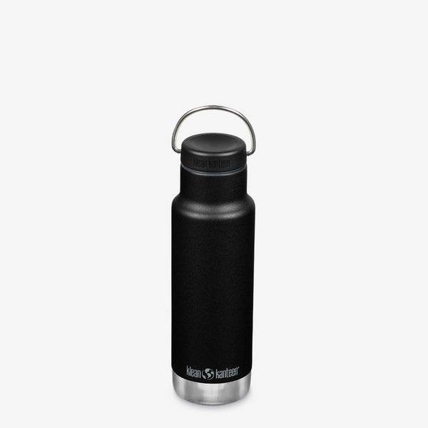 Klean Kanteen Isolerad Classic 355ML/592ML Vattenflaska/Termos Svart - NatureLife