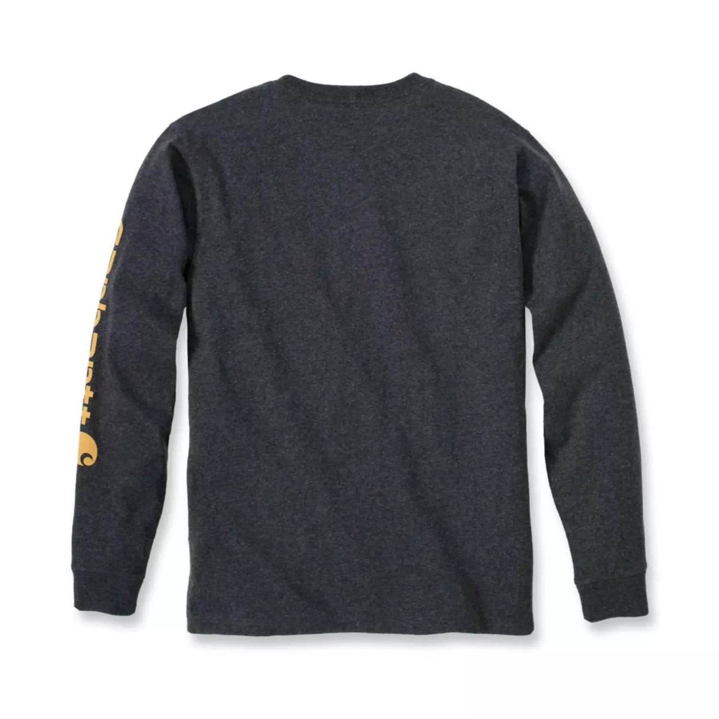 Carhartt Sleeve Logo T-Shirt L/S Carbon Heather - NatureLife