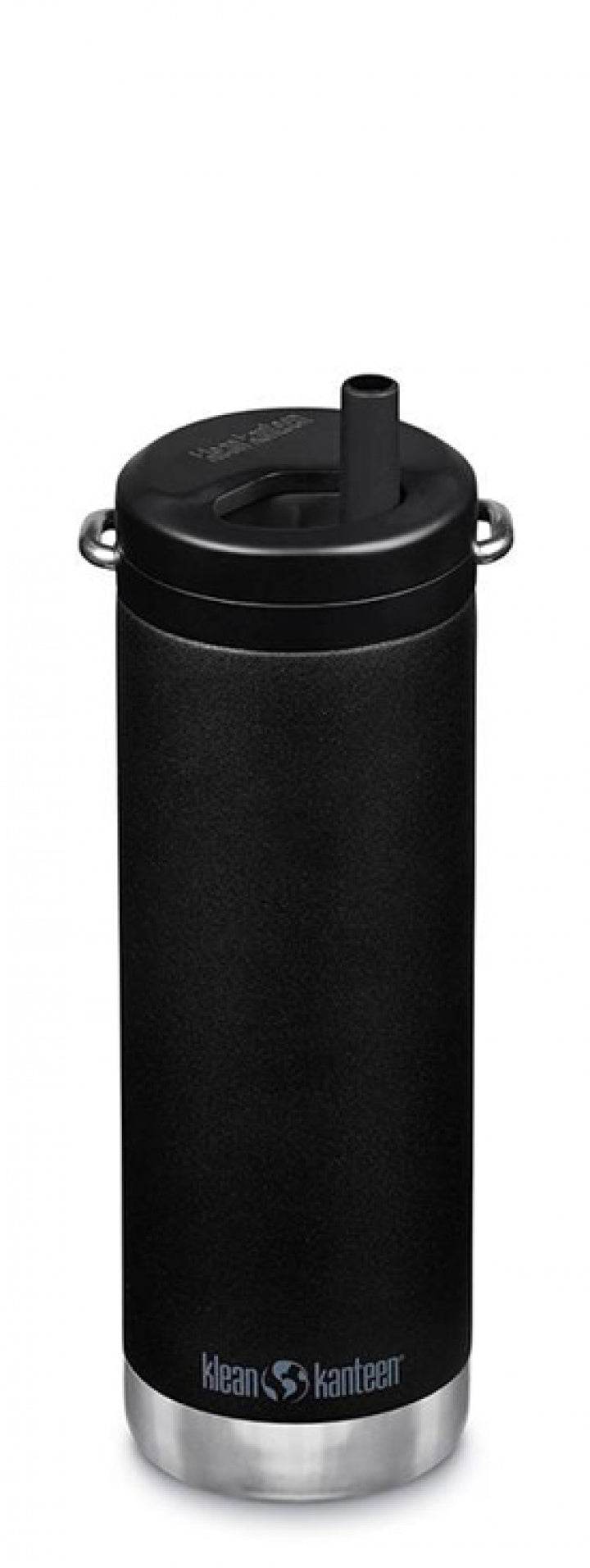 Klean Kanteen TKWide Isolerad 473ml (Twist Cap) Vattenflaska Svart - NatureLife