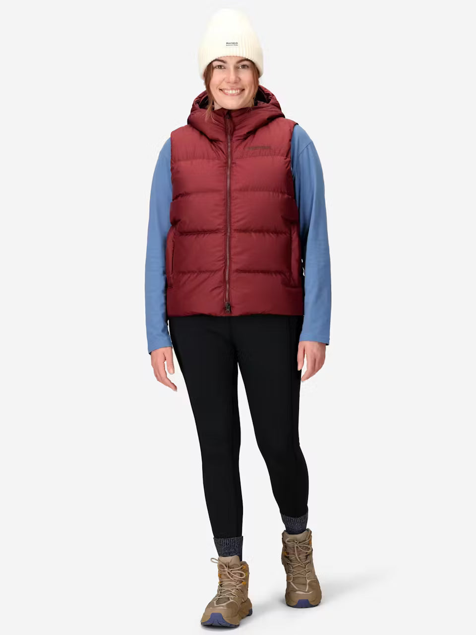 Marmot Wm's Strollbridge Hooded Vest Red