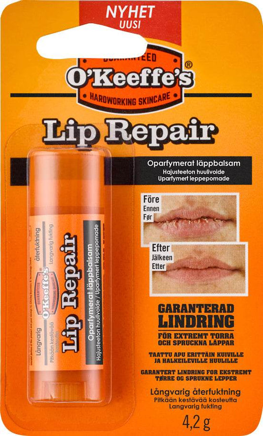 O'Keeffe's Lip Repair Oparfymerad 4,92g - NatureLife