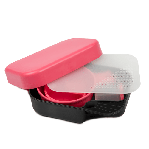 Tallrikslåda Komplett Rosa - NatureLife