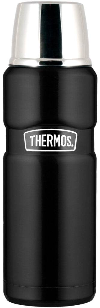 Thermos King Flask 0.5L/1.2L Mattsvart - NatureLife