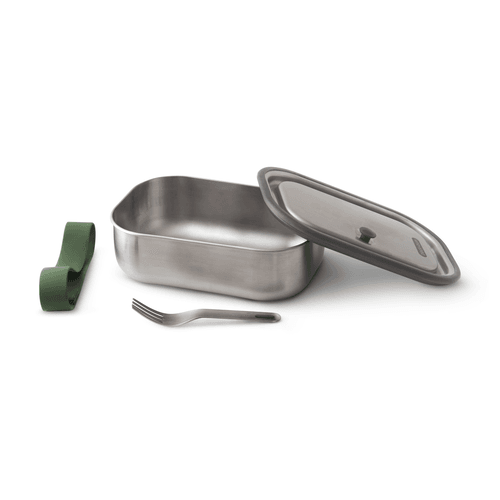 Black+Blum Lunchbox Small Stainless 600ml Oliv - NatureLife
