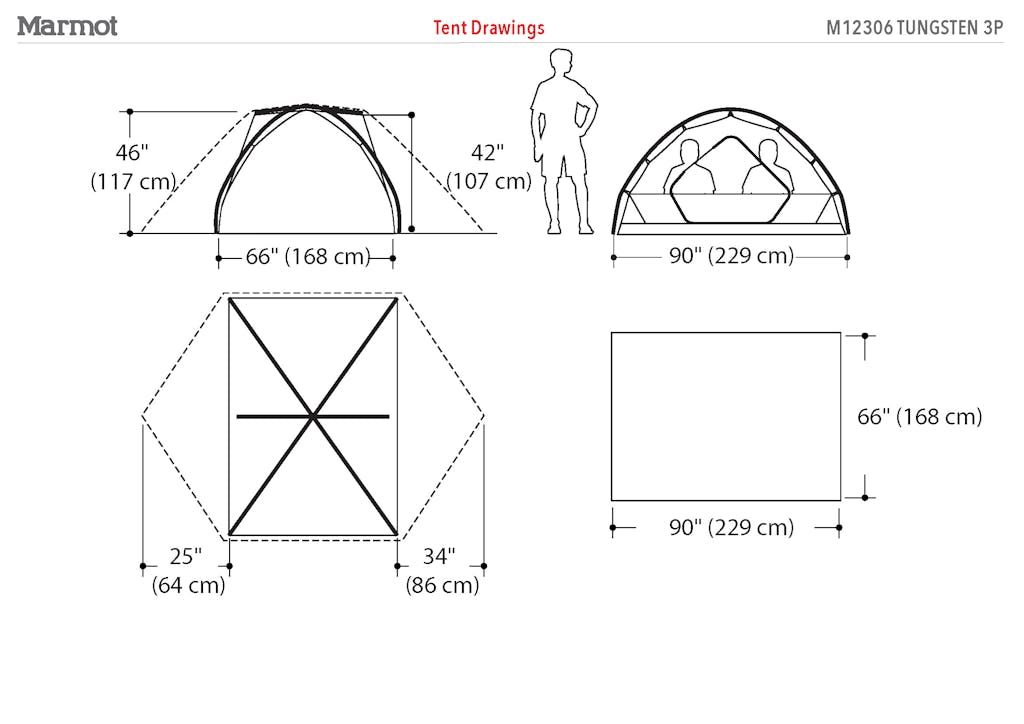 Marmot Tungsten 3P Solar/Red Sun