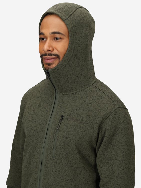Marmot Drop Line Full Zip Hoody Nori Heather