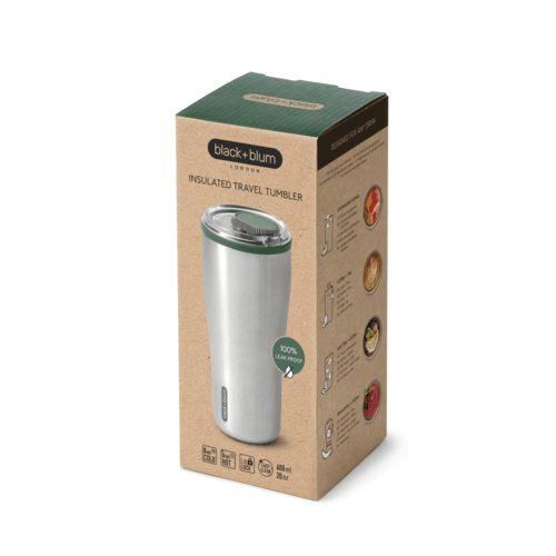 Black+Blum Travel Tumbler Stainless 0,6L Oliv - NatureLife