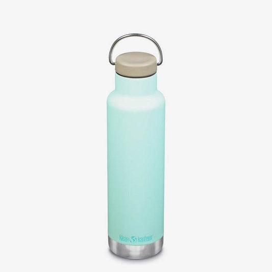 Klean Kanteen Isolerad Classic 355ML/592ML Vattenflaska/Termos Blue Tint - NatureLife