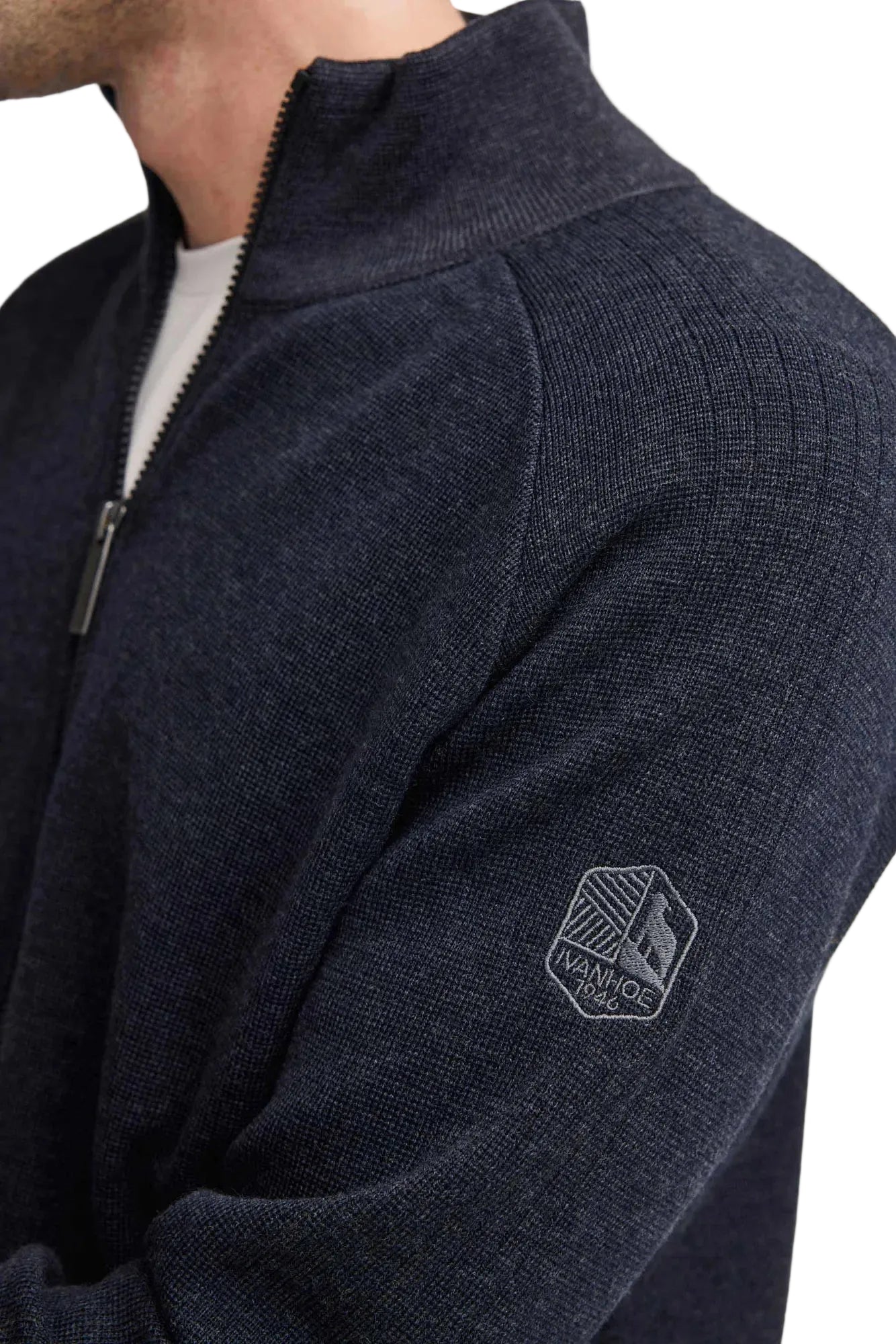 Ivanhoe Henry Full-Zip Windbreaker Steelblue