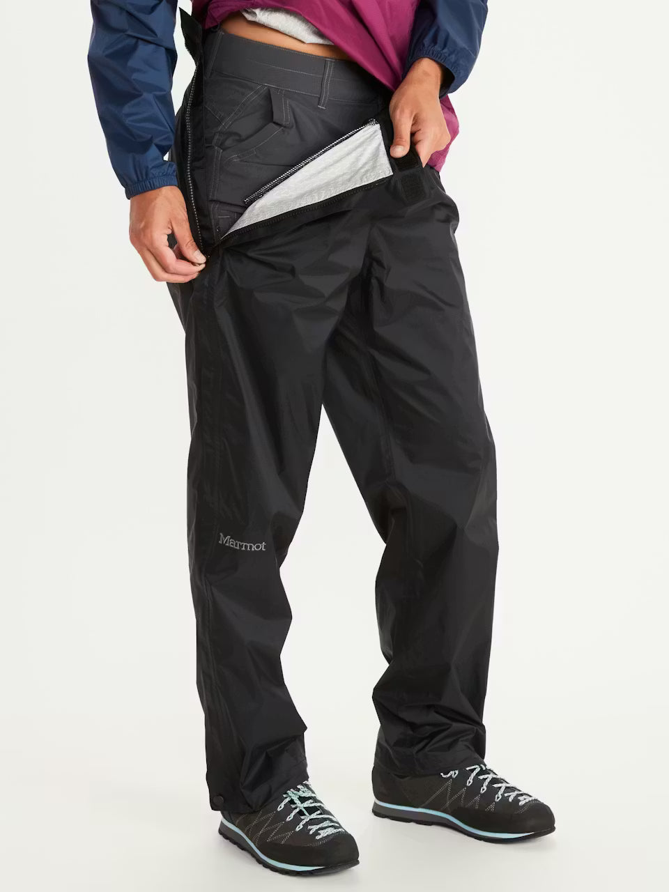 Marmot Wm PreCip Eco Full Zip Pant Long Black