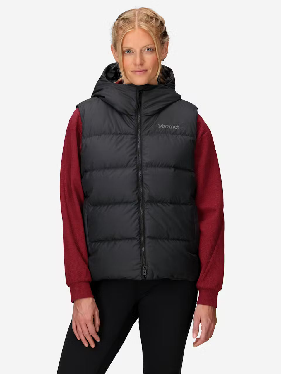 Marmot Wm's Strollbridge Hooded Down Vest Black