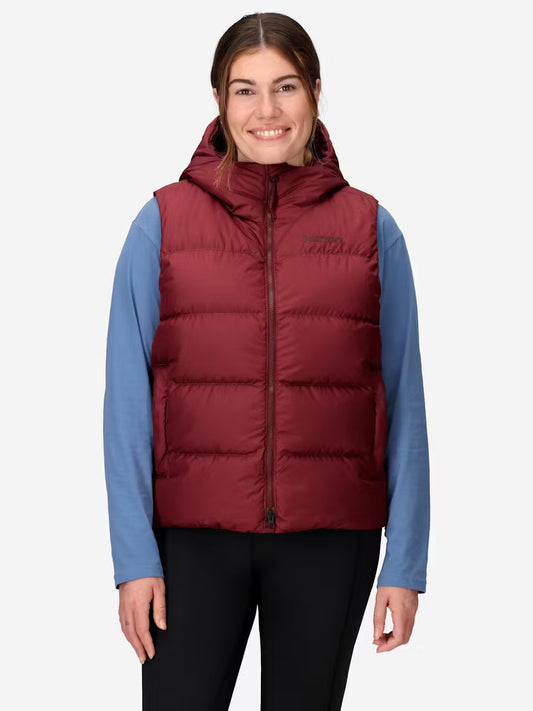 Marmot Wm's Strollbridge Hooded Vest Red