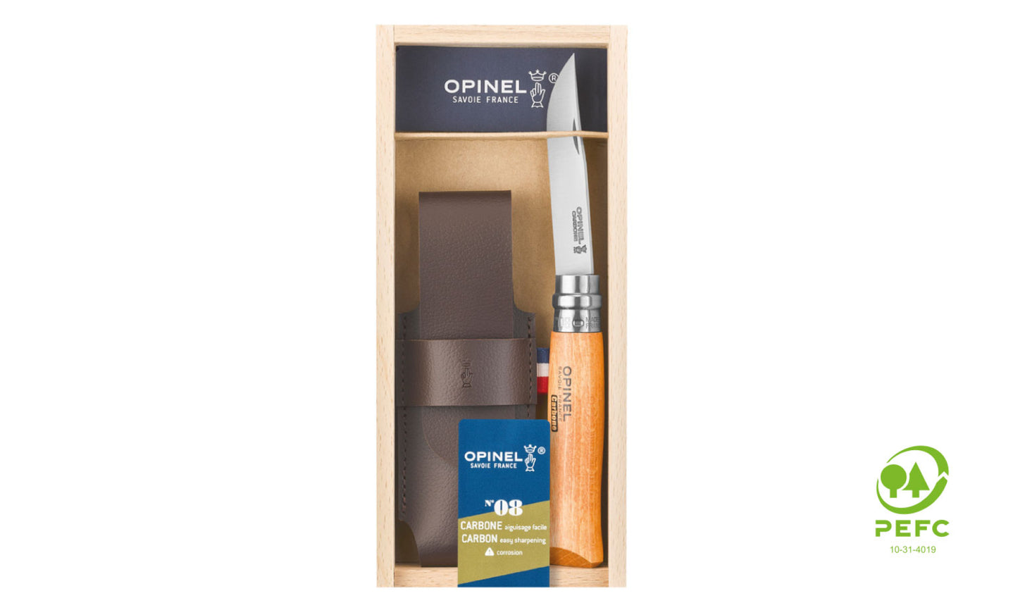 N°08 Carbon + Shealth / Knivset med Slida