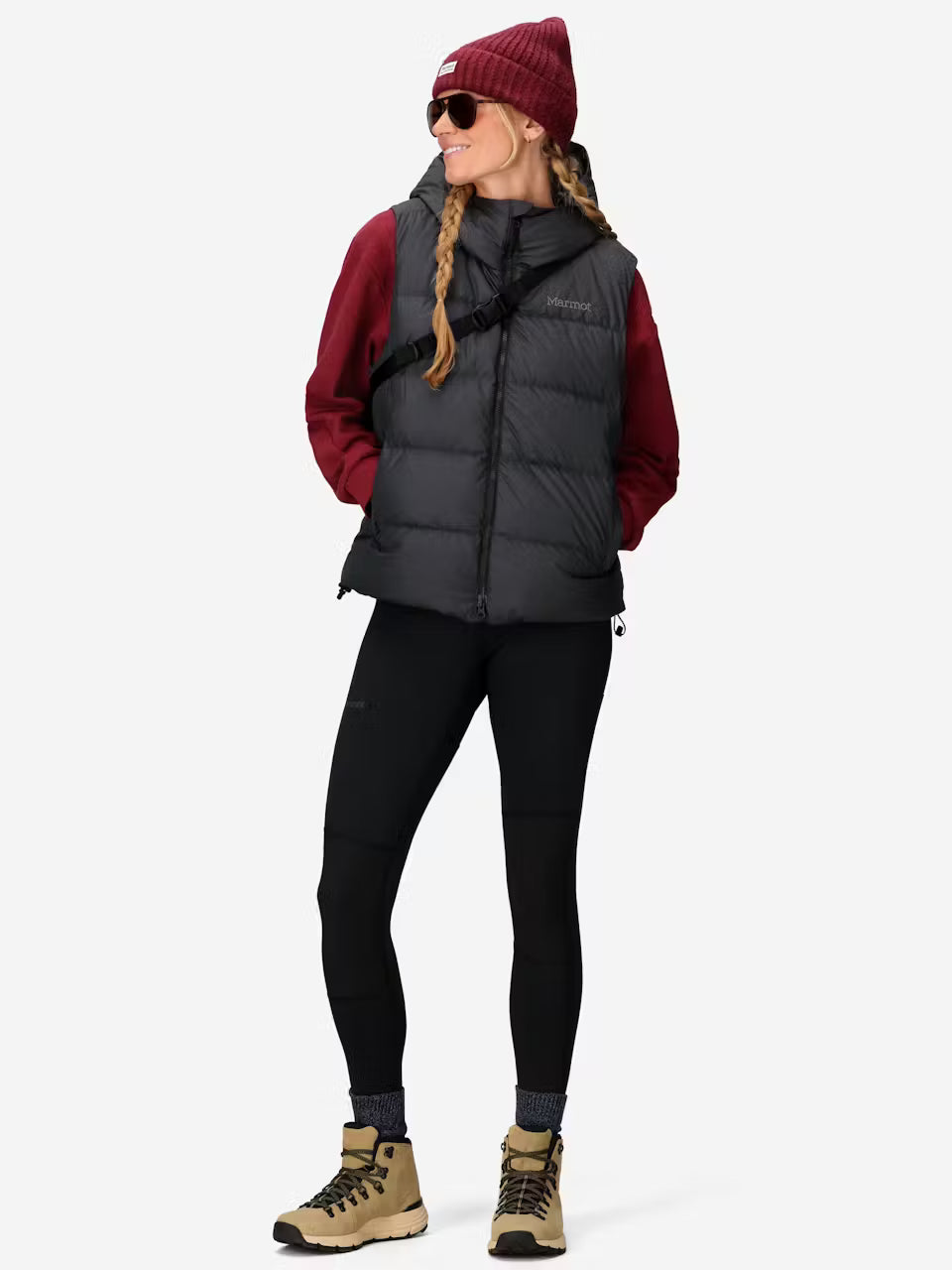 Marmot Wm's Strollbridge Hooded Down Vest Black