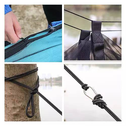 Hängmatta Parachute Style Med Myggnät - NatureLife