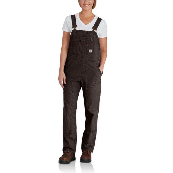 Carhartt Crawford Bib Overall Dark Brown - NatureLife