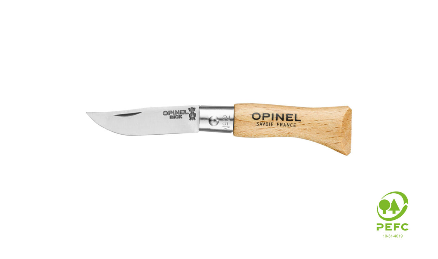 Opinel N°02 Beech Stainless Steel