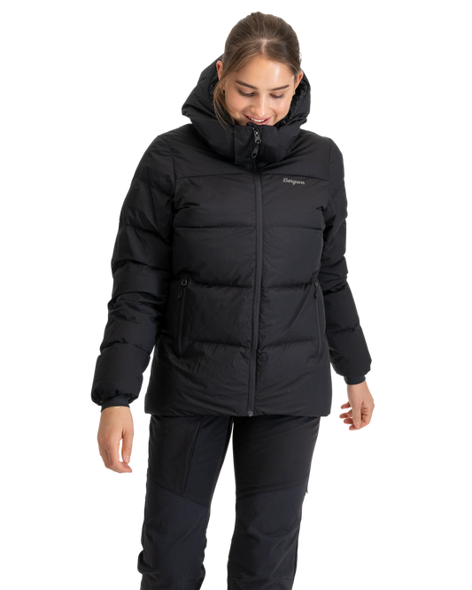 Bergans Lava Warm Down Jacket w/Hood Women Black