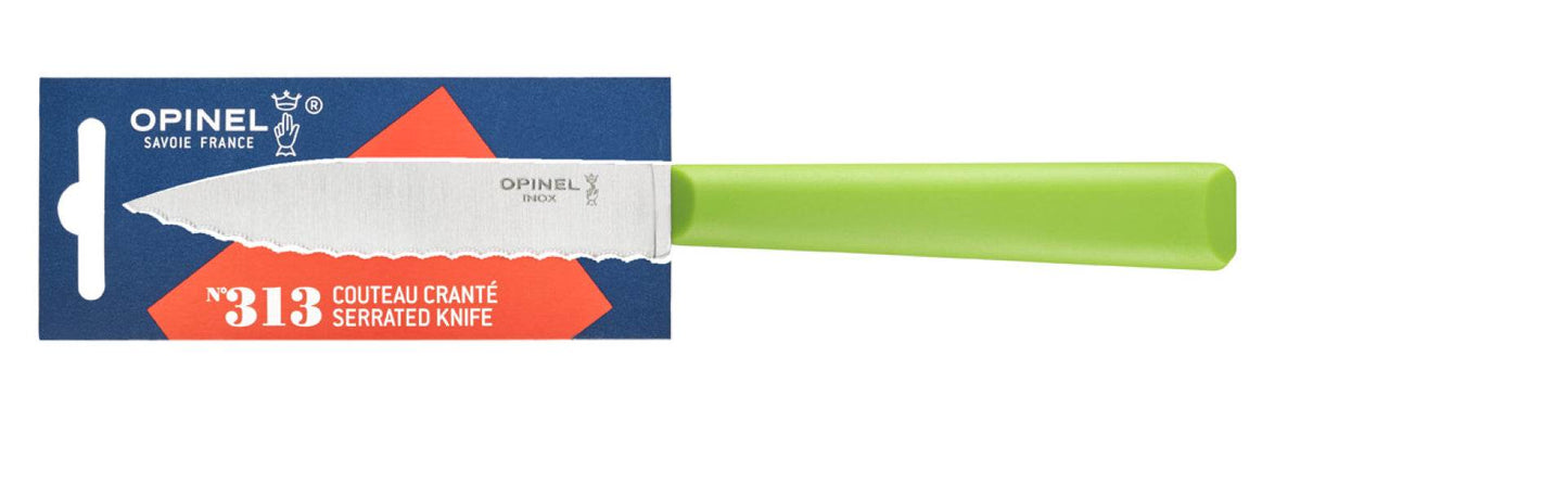 Opinel N°313 Serrated Green Kniv - NatureLife