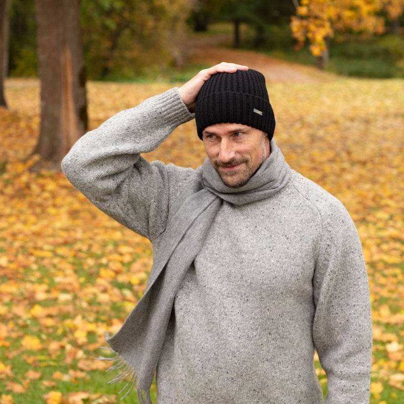 Sätila Dagsnäs Sweater Herr Grey Melange - NatureLife