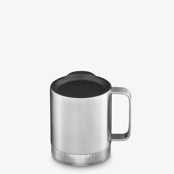 Klean Kanteen Camp Mug 355ml (Tumbler Lid) Mugg Silver - NatureLife