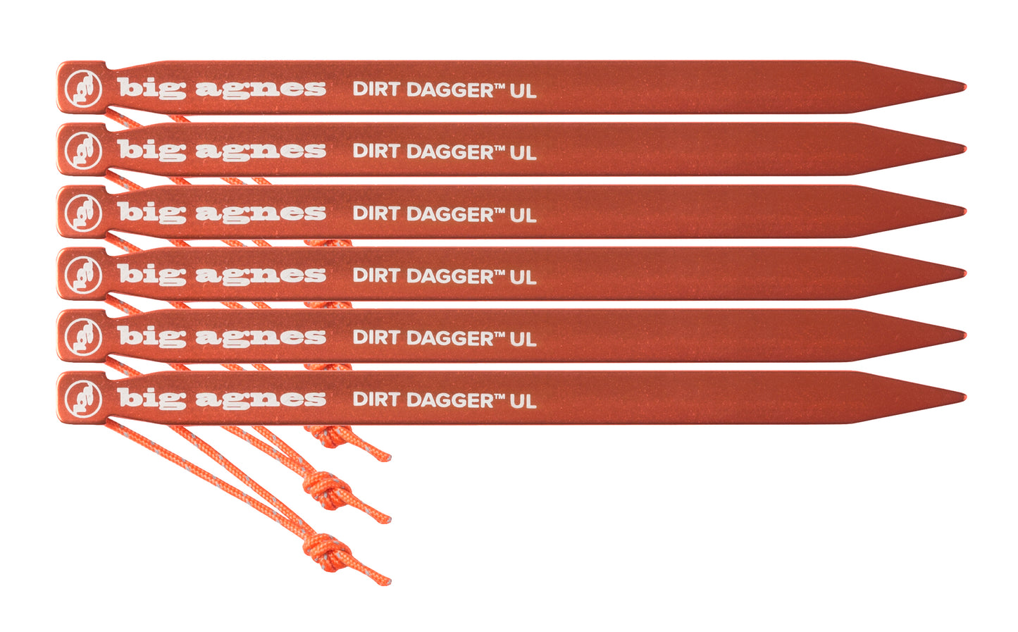 Big Agnes Dirt Dagger 15 cm Tent Stakes 6-Pack