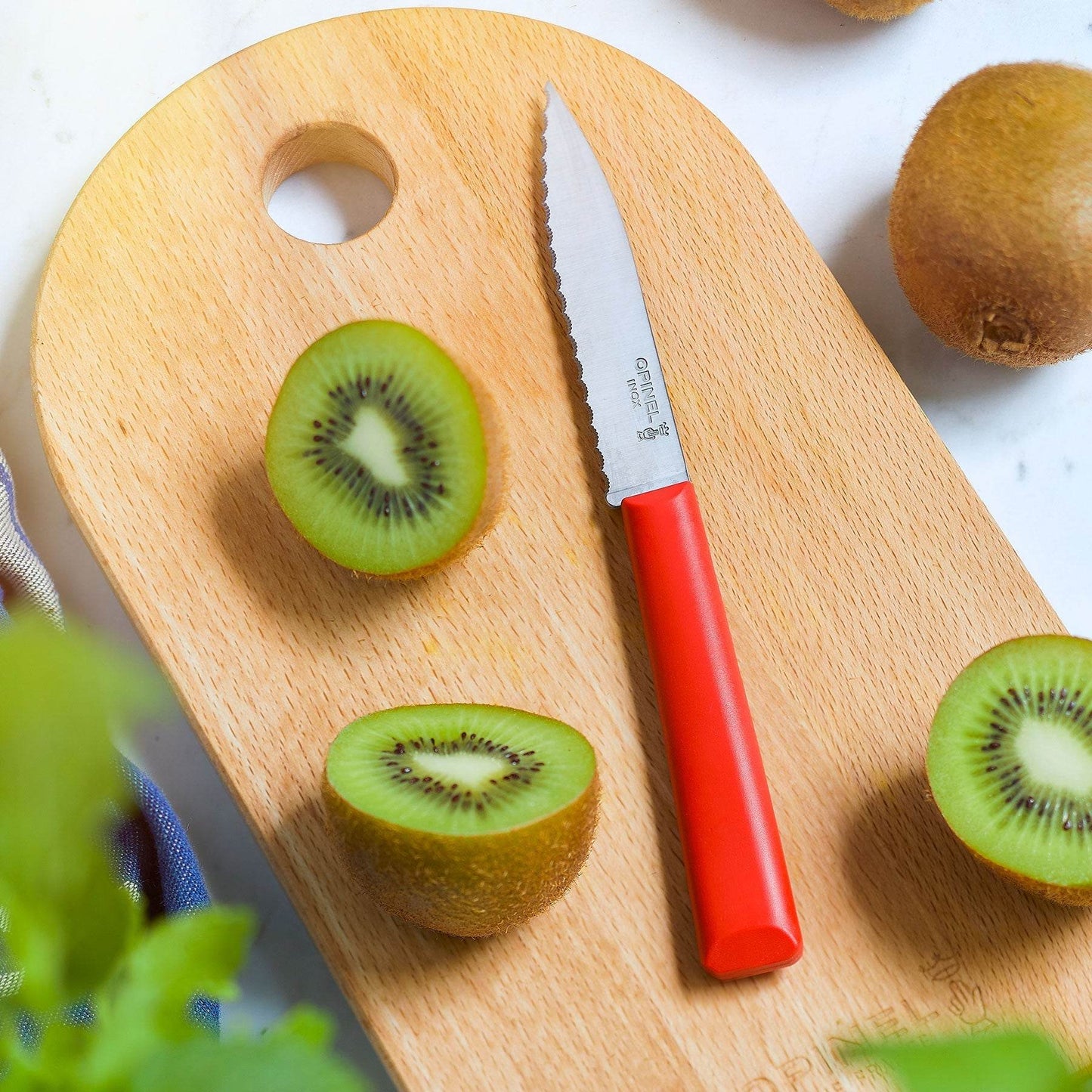 Opinel N°313 Serrated Red - NatureLife