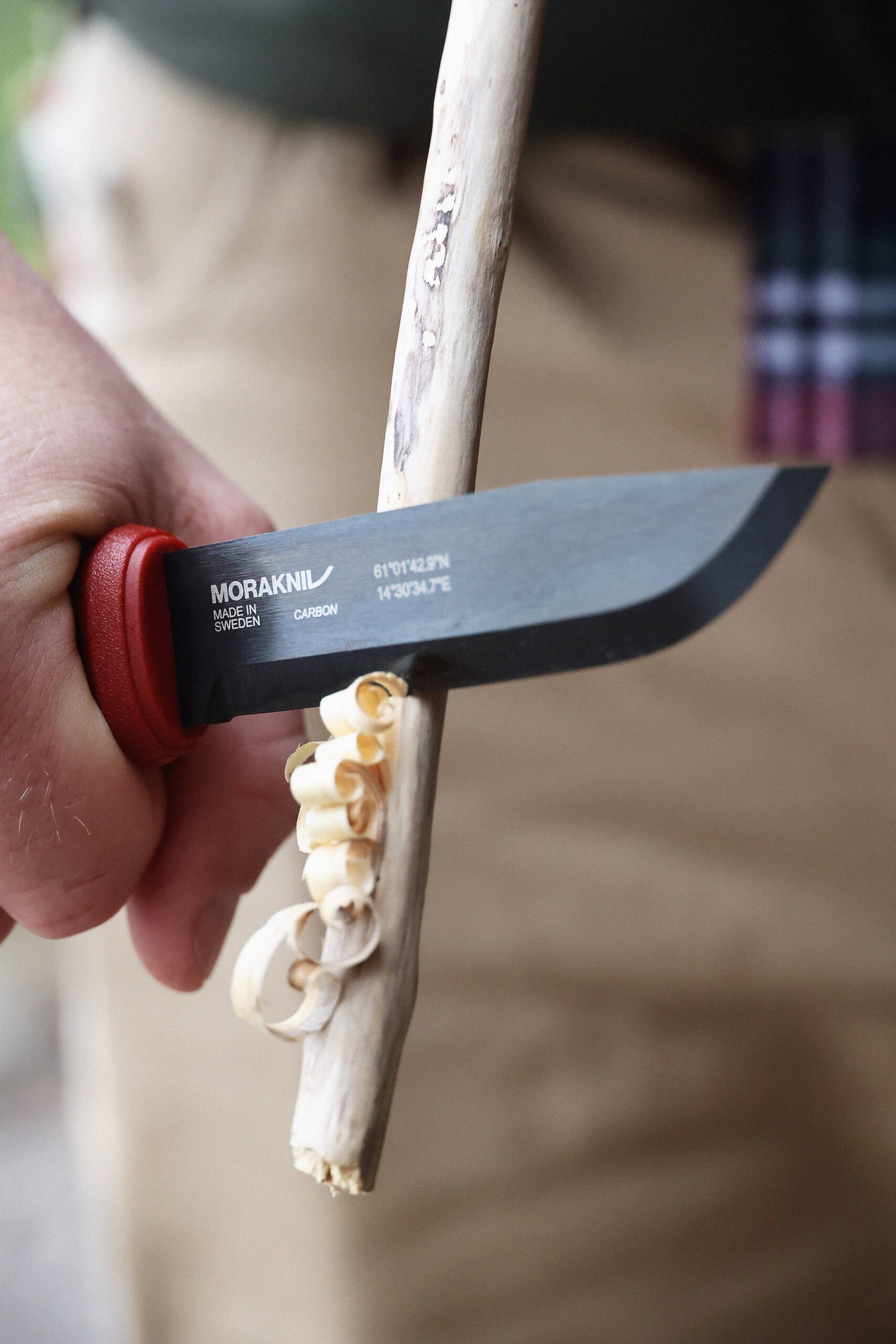 Morakniv Garberg med Plastslida Dala Red