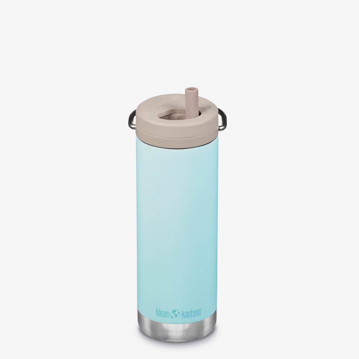 Klean Kanteen TKWide Isolerad 473ml (Twist Cap) Vattenflaska Blue Tint - NatureLife