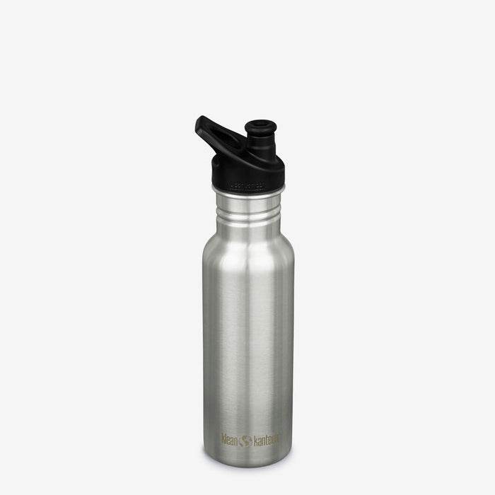 Klean Kanteen Classic Narrow 532ml Sport Cap Vattenflaska Silver - NatureLife