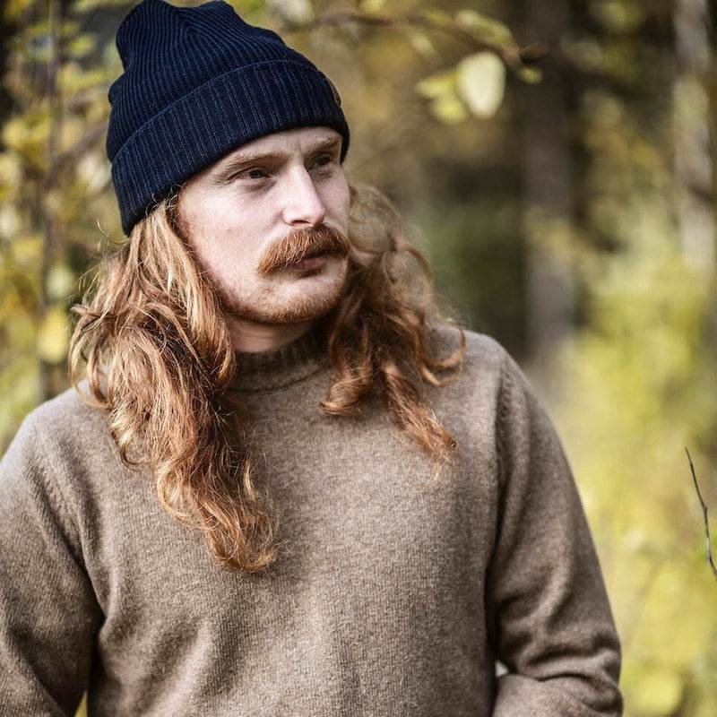 Sätila Fors Brown Label Mössa Dark Navy - NatureLife