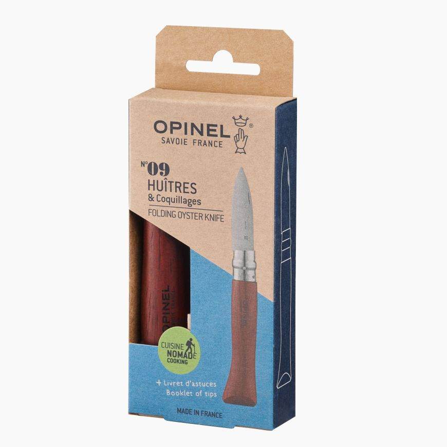Opinel N09 Oyster Shellfish Padauk / Ostron- och skaldjurskniv - NatureLife
