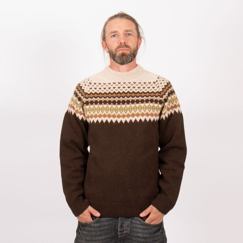 Sätila Sarek Sweater Herr Brown