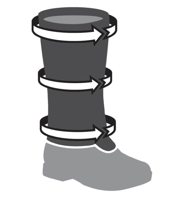 TSL Outdoor Gaiters Balade Black S - NatureLife