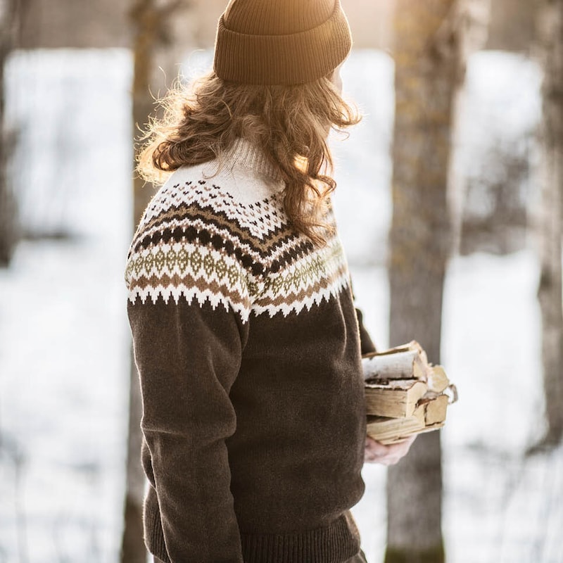 Sätila Sarek Sweater Herr Brown