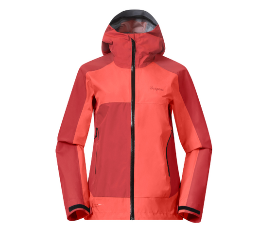 Bergans Vaagaa 3L Shell Jacket Women Peachy Red/Crimson Red