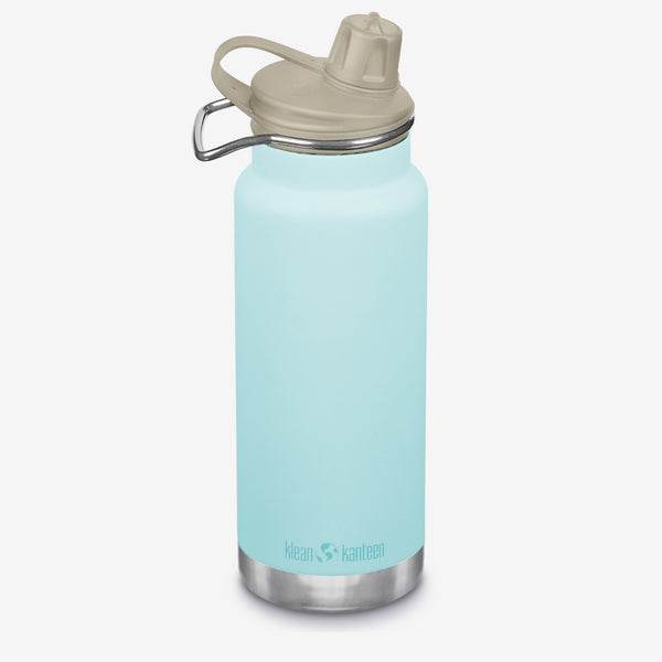 Klean Kanteen TKWide Isolerad 946ml (Chug Cap) Vattenflaska Blue Tint - NatureLife