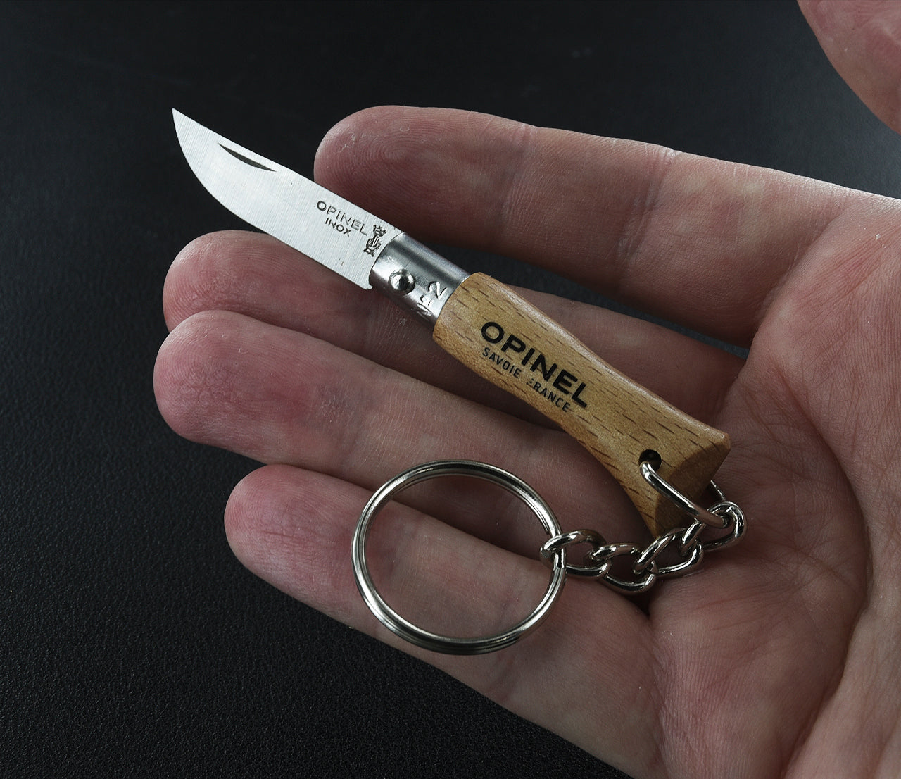 N°02 Keychain Beech Stainless Steel