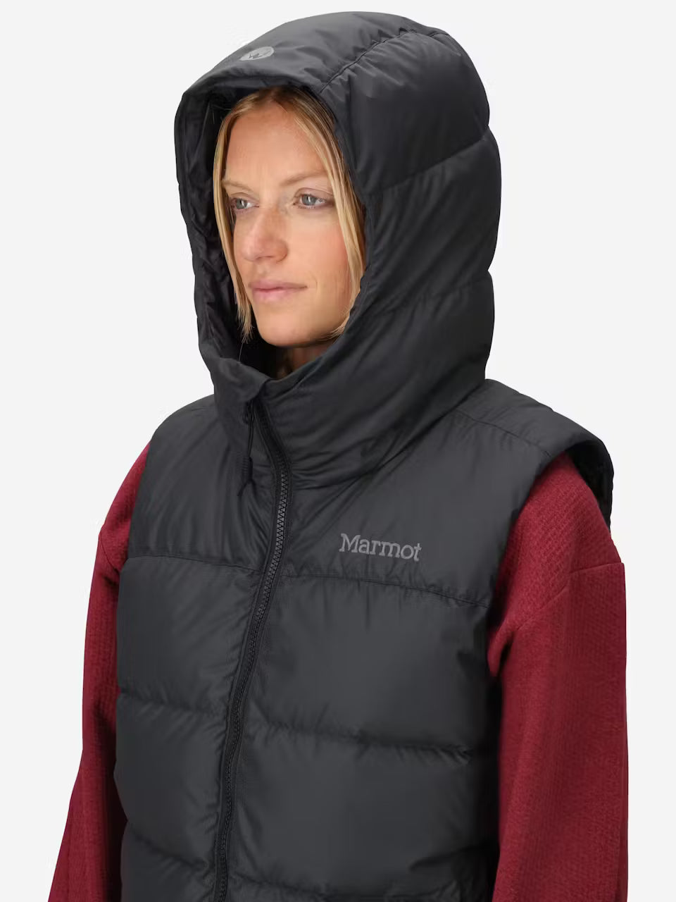 Marmot Wm's Strollbridge Hooded Down Vest Black