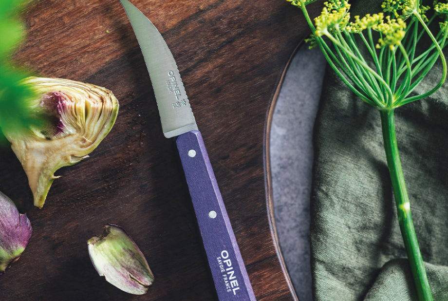 N114 Vegetable Knife Aubergine