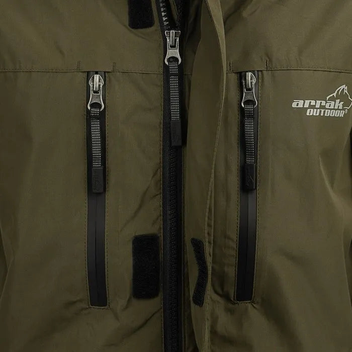 Arrak Outdoor Arrak Rain Jacket Men Olive