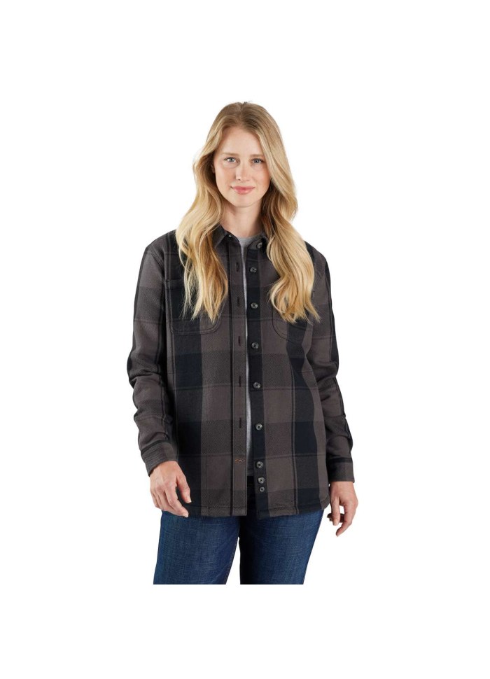 Carhartt Loose Fit Twill Shirt Overshirt Jacket Black