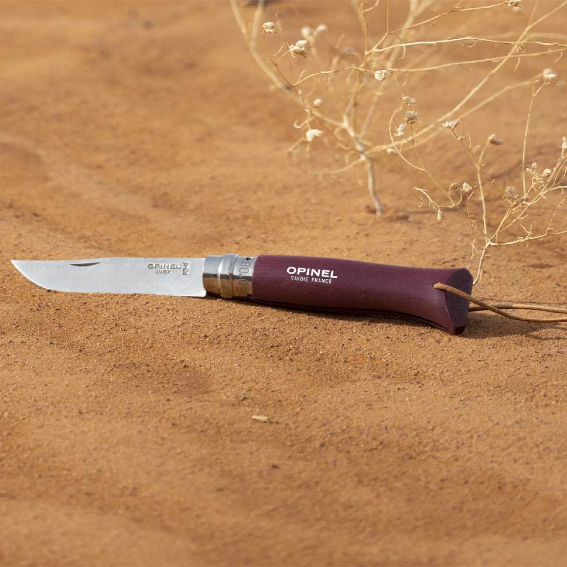 Opinel N08 Bushwhacker Garnet - NatureLife