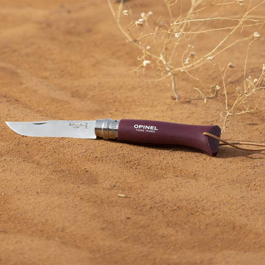 Opinel N08 Bushwhacker Garnet - NatureLife
