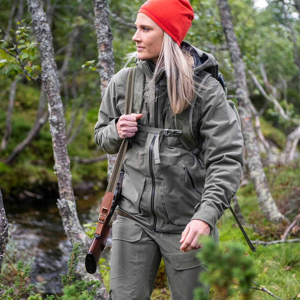Bergans Hogna 3L Jacket Unisex Green Mud