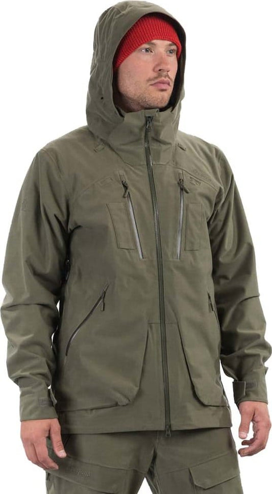 Bergans Hogna 3L Jacket Unisex Green Mud