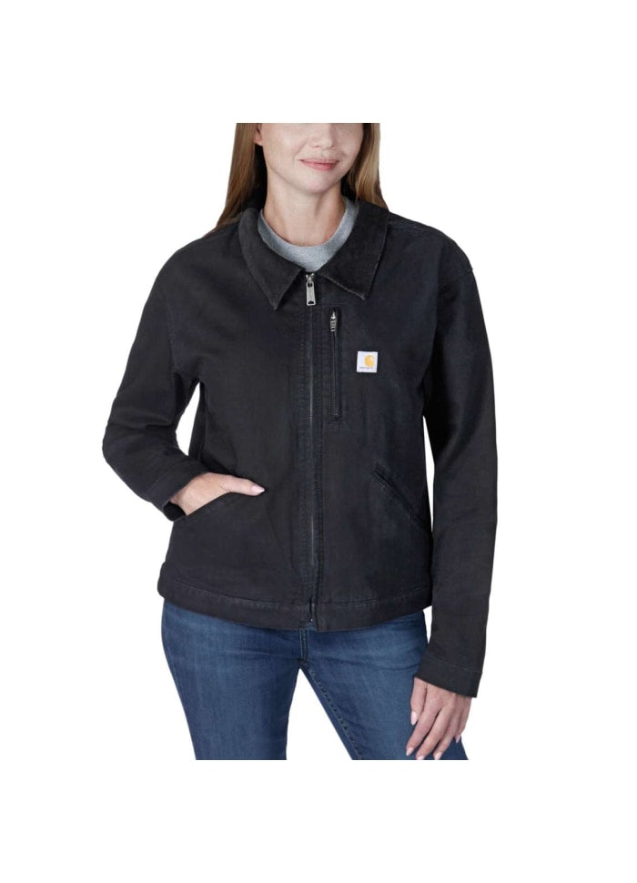 Carhartt Relaxed Fit Canvas Detroit Jacket Black