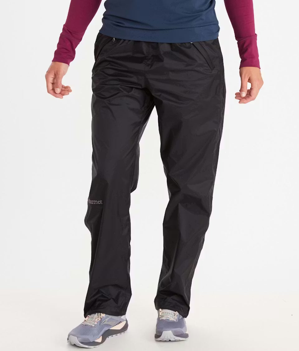 Marmot Wm's PreCip Eco Full Zip Pant Short Black